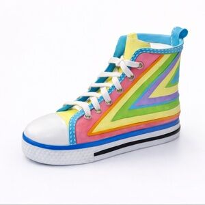 Colorful Sneaker Coin Bank That Teaches Kids How to Tie Their Shoes 🌈👟